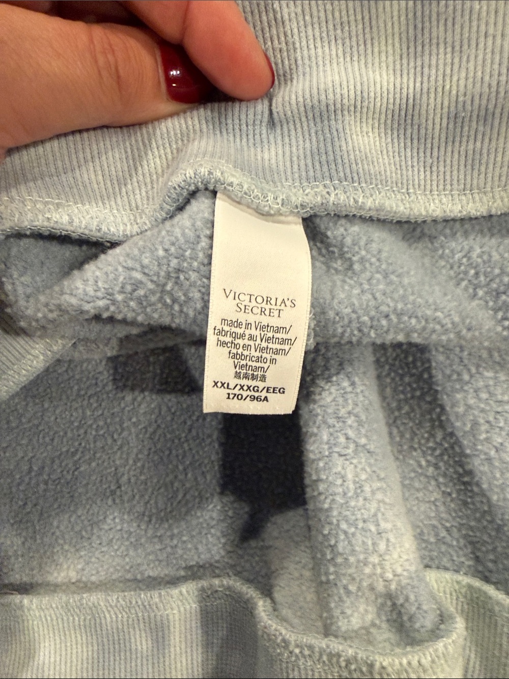 Victoria's Secret Light Blue Tie-Dye Jogger Sweatpants - Picture 6 of 6